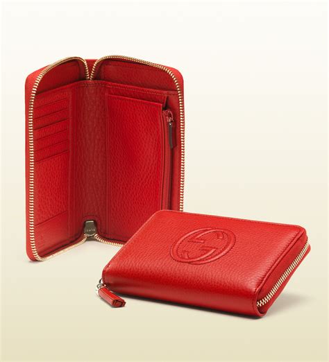 gucci travel wallet|authentic gucci red wallet.